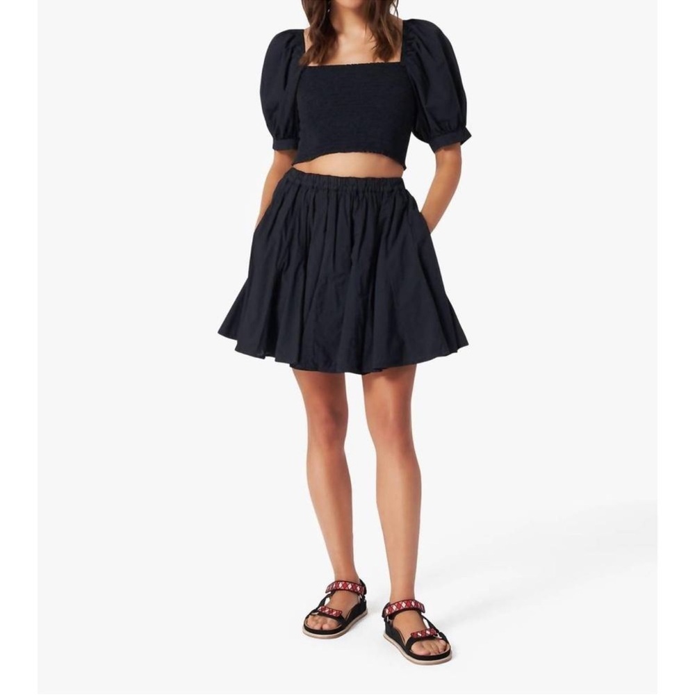 NWOT XIRENA cassidy skirt in black Size: XS - Picture 2 of 4